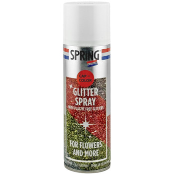 Multi-Color Iridescent Floral Glitter Spray