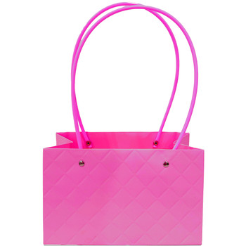 13" Waterproof Floral Bag - 10 Pieces - Fuchsia