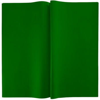 Hunter Green Floral Wrapping Paper - 20 Sheets