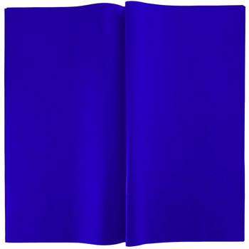 Deep Blue Floral Wrapping Paper - 20 Sheets