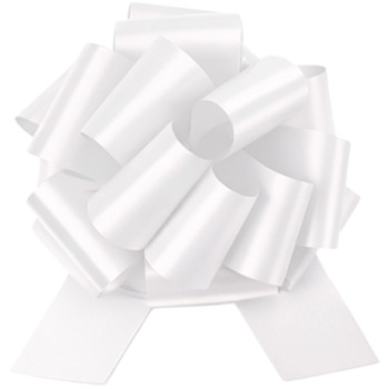 #40 16 Loop Pullbow - 50 Pieces - White
