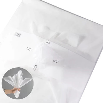 Non-Woven Fabric Floral Wrapping Paper - White - 50 Sheets