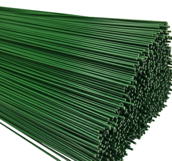18” Green Coated Florist Wire - 22GA - 12Lbs
