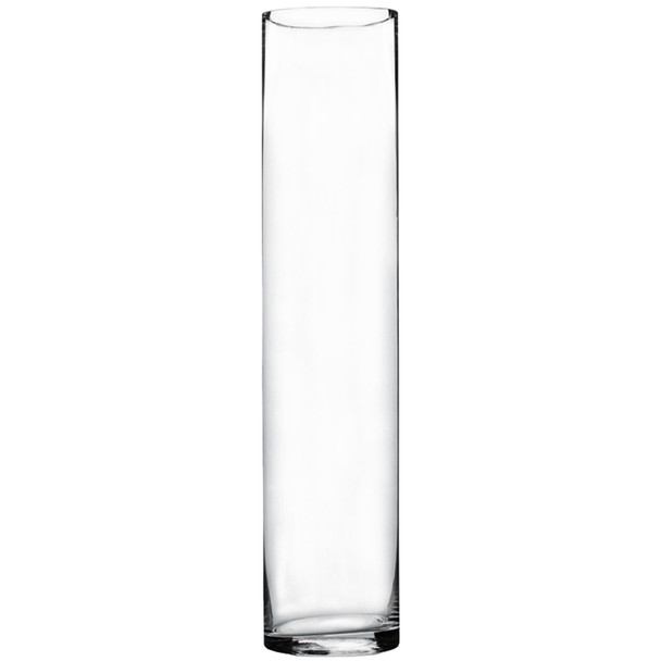 4" x 20" Glass Cylinder Vase