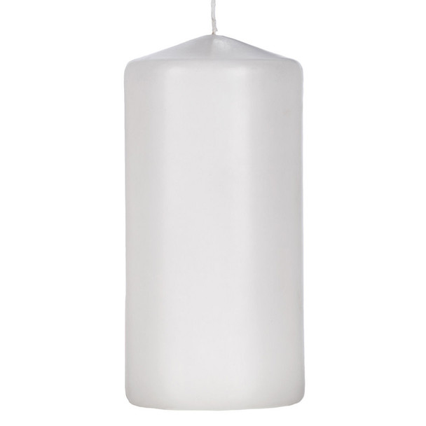 3" x 6" White Pillar Candle