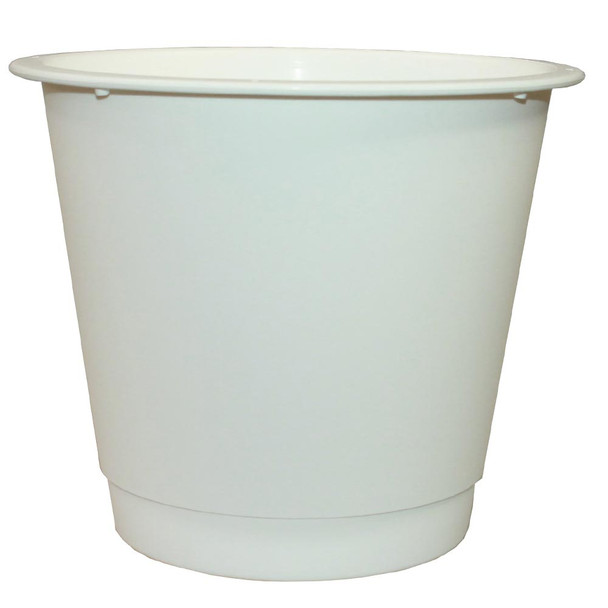 10" Large White Plastic Bucket