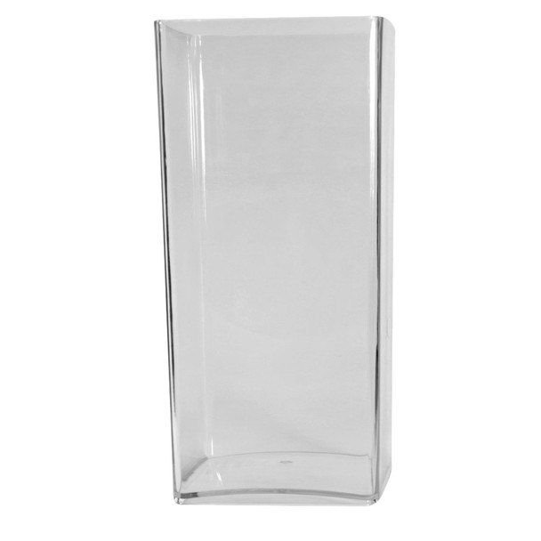 23.75''H Clear Acrylic Square  Vase