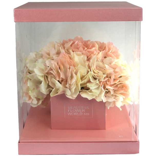 Large Pink Flower Display Box