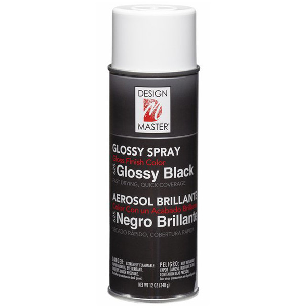 Glossy Black Lacquer Color Spray