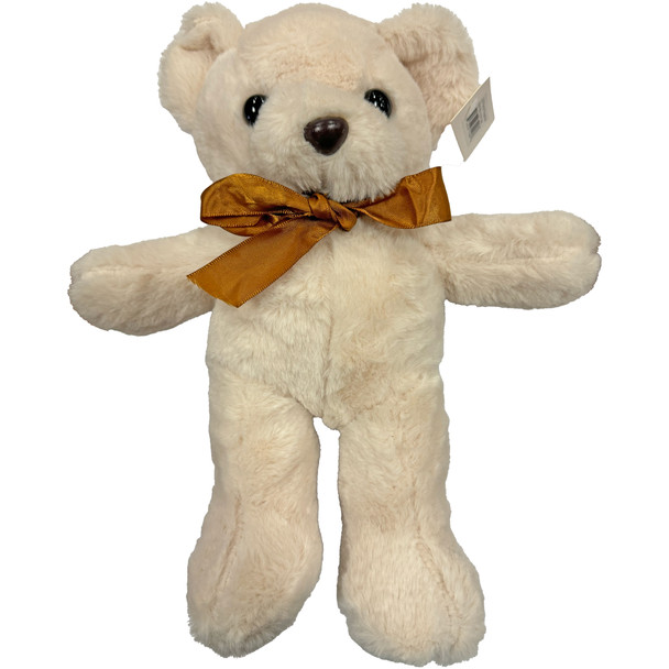 13" Standing Plush Teddy Bear - Cream