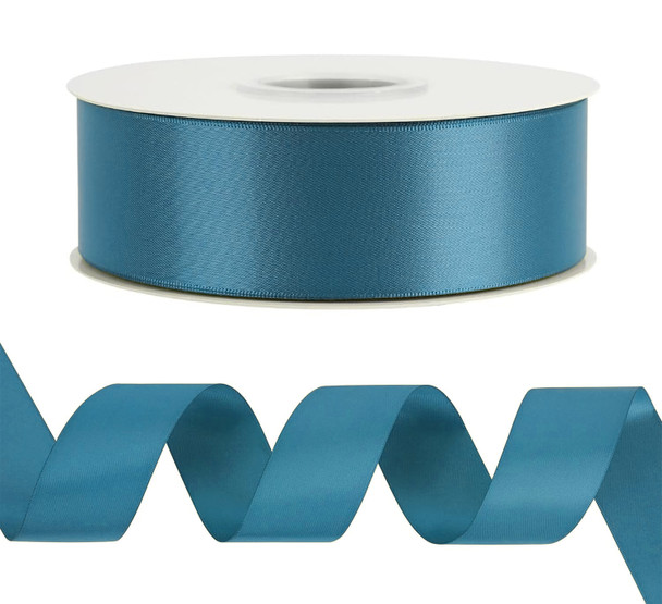 1.5" Single Face Satin Ribbon - Turquoise - 50 Yards 1.5" Single Face Satin Ribbon - Turquoise - 50 Yards