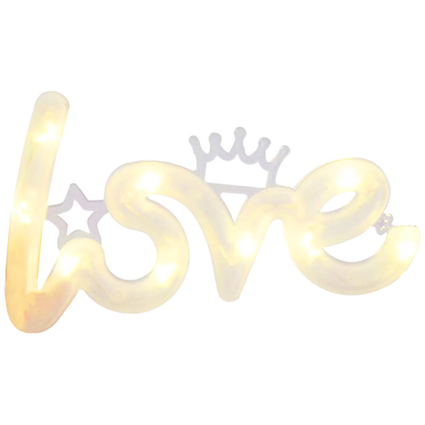 4" "Love" LED Bouquet Topper Light - 1 Piece