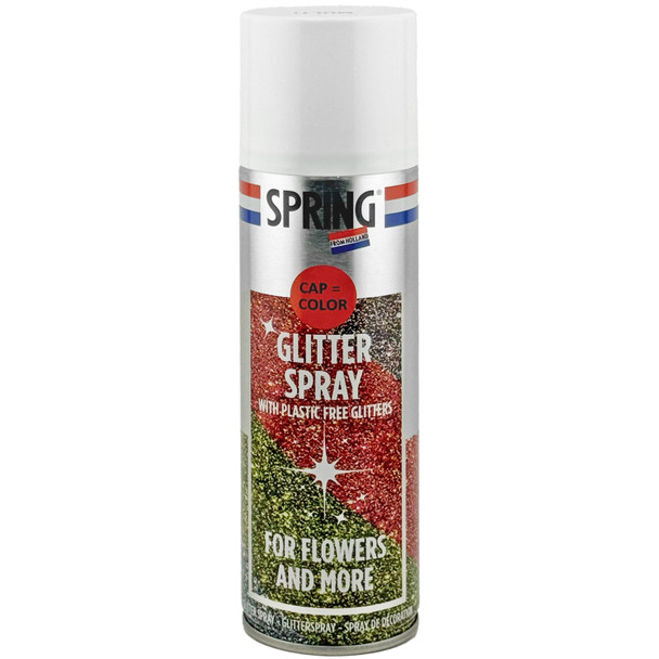 Multi-Color Iridescent Floral Glitter Spray