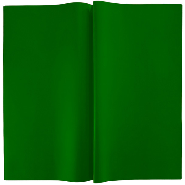 Hunter Green Floral Wrapping Paper - 20 Sheets