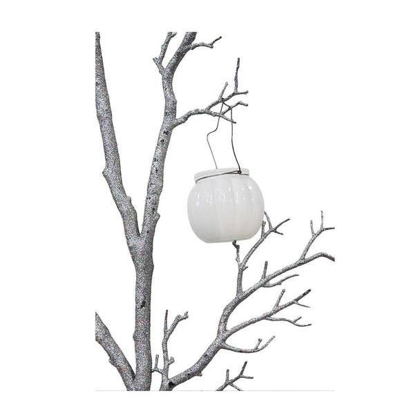 3" White Hanging Cup Candle Holder