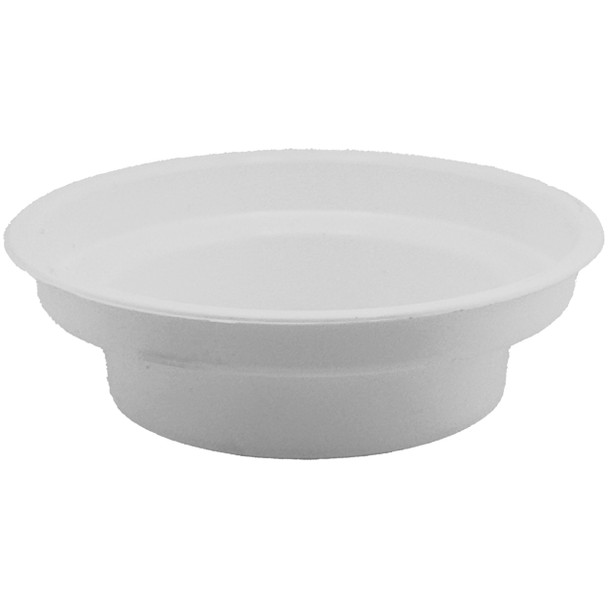 4.5" Petite Plastic Design Bowl - White