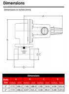 RG20 Regulator Dimensions