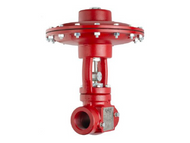 The Kimray ECP High Pressure Control Valve is used as a dump valve or a pressure regulator.