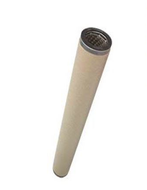 Coalescing Filter, Javalina-LEO, 4.5" x 36", 1 Micron, 20 psid, Fiberglass, Out to in , Tinned Steel, Buna Gasket, Closed End w/ bolt hole, 275*F, P/N: FS1-A360-SE-B, 