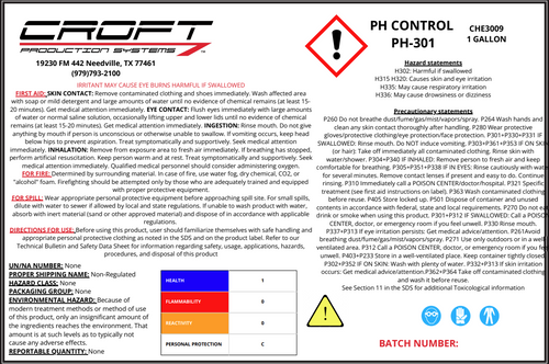 PH Control, PH-301, 5 Gallon Pail