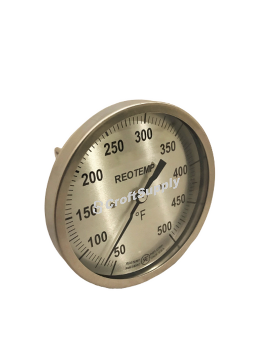 T&S Brass Restaurant Thermometer 0-500 F