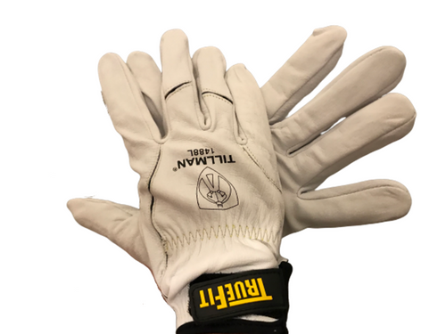 Tillman™ 1490 Work Gloves, XL, Top Grain Goatskin Leather, Black