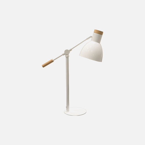 Matte white desk lamp