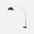 Arc black floor lamp