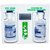 Eyewash Station with Double 1 L/32oz. Bottles (Solution Sold Separately)