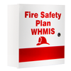 Regular Fire Safety Plan & WHMIS Box with a Peel Region CAM Lock