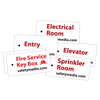 Plastic Tag Set for Fire Service Key Box or Fire Safety Plan Box