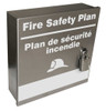 Bilingual Fire Safety Plan Box Padlocks