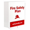 12 Gauge "Outdoor" Fire Safety Plan Box with 2 Padlocks