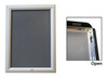 Silver Snap Frame with Security Lock