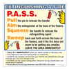 P.A.S.S. "Extinguishing a Fire" Poster