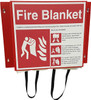 Fiberglass Fire Blanket with a Metal Case