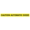 Caution Automatic Door Vinyl Sticker 1-Sided