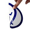 2-Sided Accessibility Symbol Vinyl Sticker