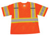 One Size (XL) Safety T-Shirt Orange Polyester