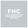 Dry Standpipe Reversed French Sticker 20 x 20"