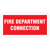 Fire Department Connection Sign