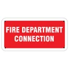 Fire Department Connection Aluminum Sign