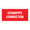 Standpipe Connection Aluminum Sign