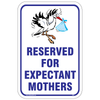 Expectant Mothers Parking Aluminum Sign
