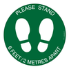 Social Distancing Footprints - Light duty