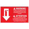 Kitchen Class K Fire Extinguisher Vinyl Sticker