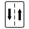 Durable Two Way Sign mounted on a sturdy post