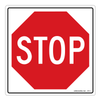 Stop Sticker, 11 x 11"