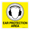 Ear Protection Area Sticker