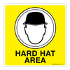 Hard Hat Area Sticker